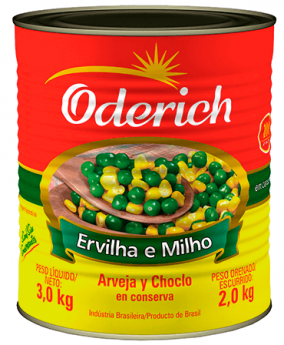 Dueto Milho e Ervilha Oderich